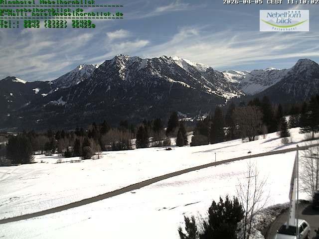Archiv Foto Webcam Nebelhornblick