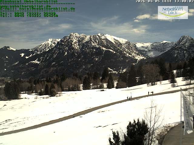Archiv Foto Webcam Nebelhornblick