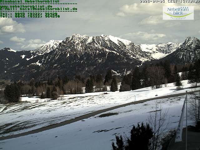 Archiv Foto Webcam Nebelhornblick