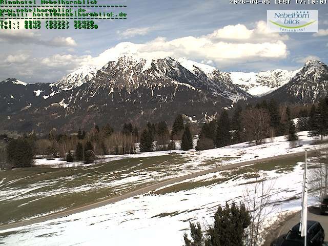 Archiv Foto Webcam Nebelhornblick
