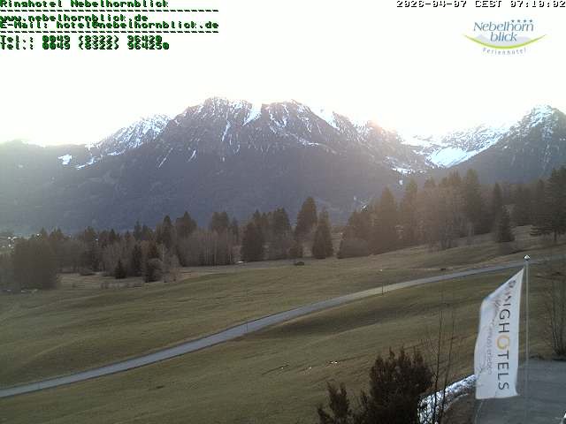 Archiv Foto Webcam Nebelhornblick