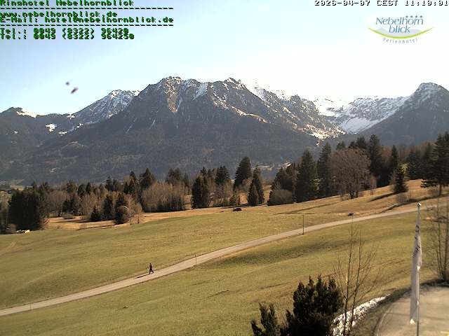 Archiv Foto Webcam Nebelhornblick