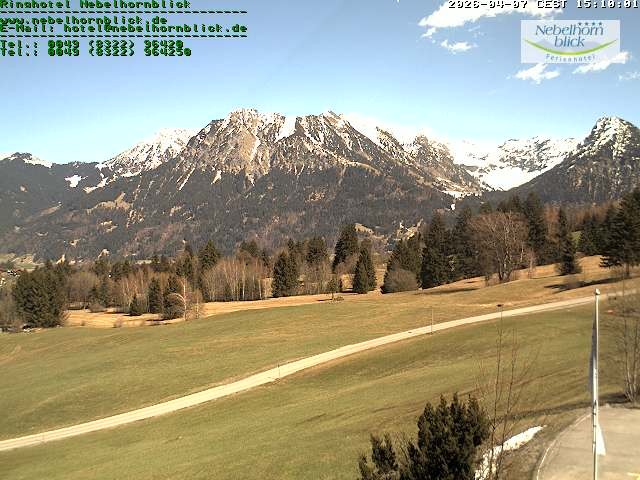 Archiv Foto Webcam Nebelhornblick