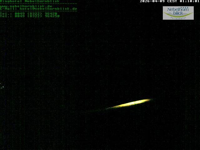 Archived image Webcam Hotel Nebelhornblick