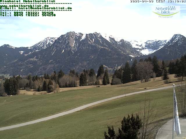 Archiv Foto Webcam Nebelhornblick