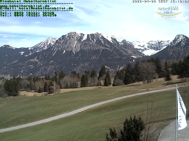 Archiv Foto Webcam Nebelhornblick