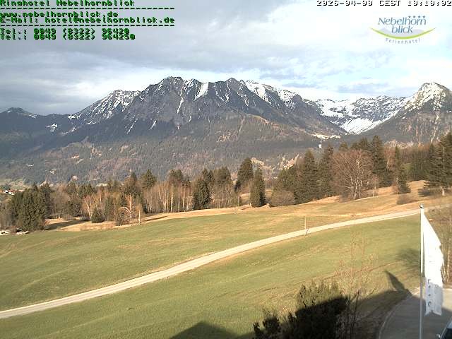 Archiv Foto Webcam Nebelhornblick