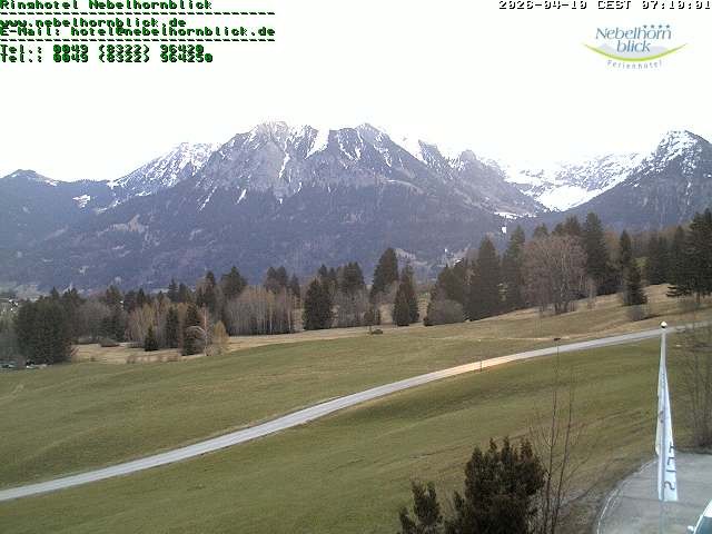 Archiv Foto Webcam Nebelhornblick