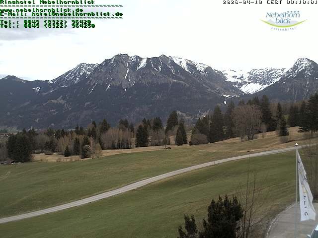 Archiv Foto Webcam Nebelhornblick
