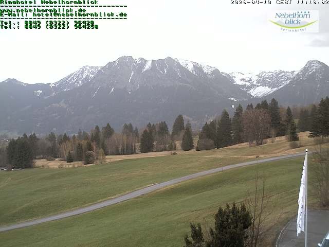Archiv Foto Webcam Nebelhornblick