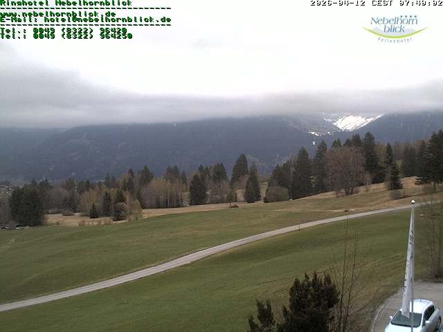Archiv Foto Webcam Nebelhornblick