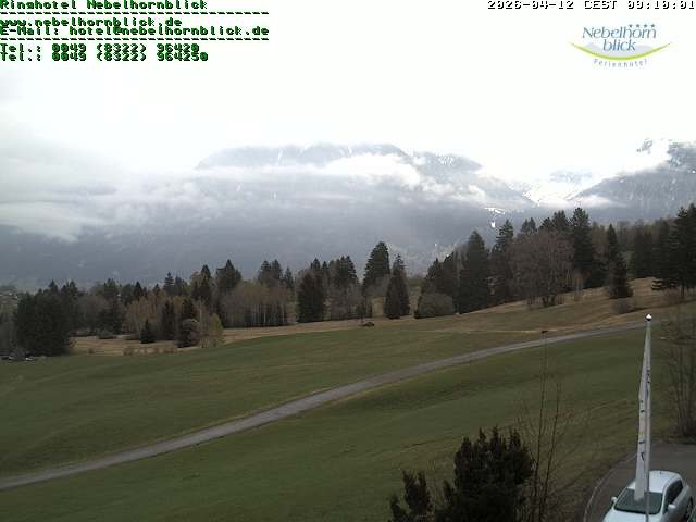 Archiv Foto Webcam Nebelhornblick