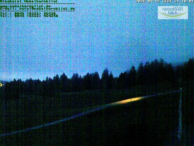 Archived image Webcam Hotel Nebelhornblick