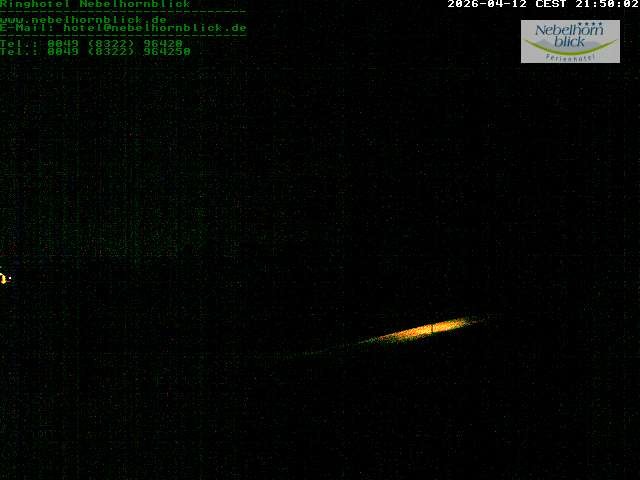 Archived image Webcam Hotel Nebelhornblick