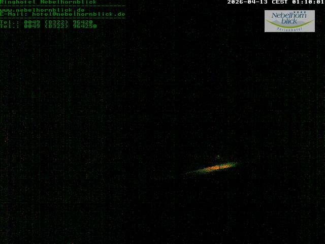 Archived image Webcam Hotel Nebelhornblick