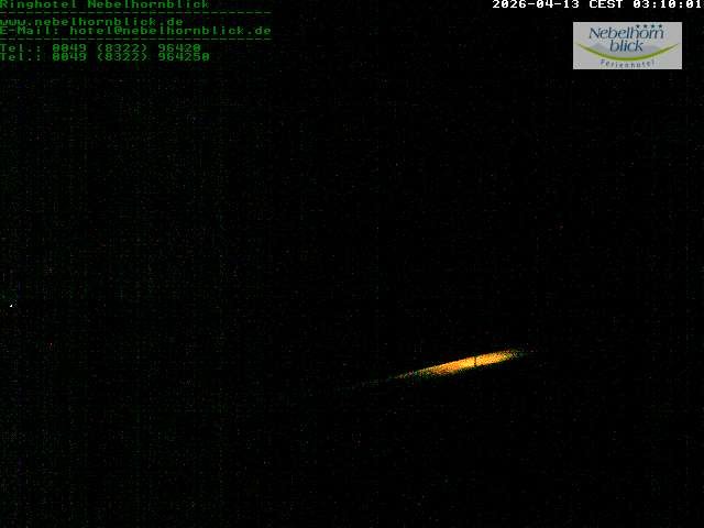 Archived image Webcam Hotel Nebelhornblick