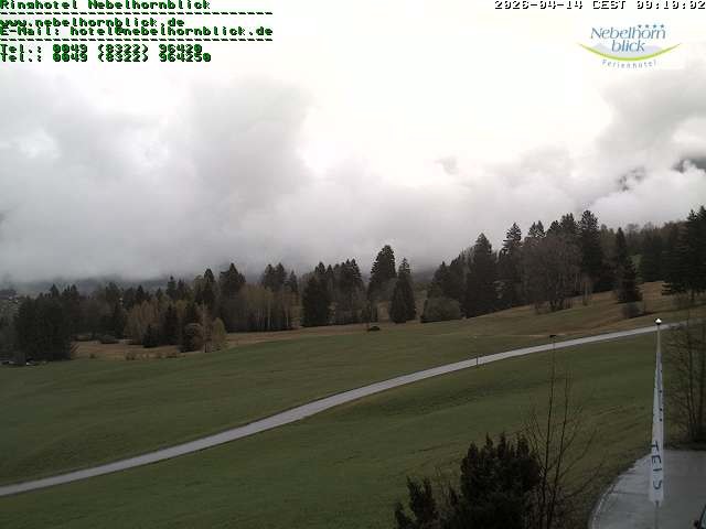 Archiv Foto Webcam Nebelhornblick