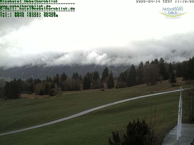 Archiv Foto Webcam Nebelhornblick