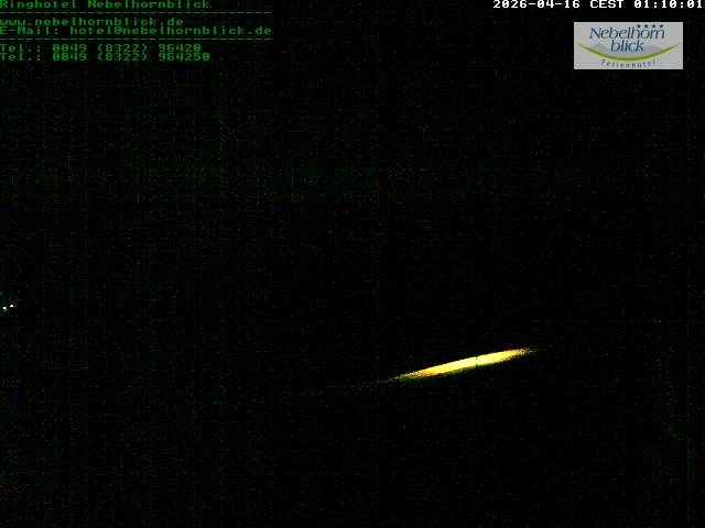 Archiv Foto Webcam Nebelhornblick