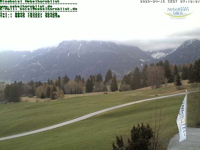 Archiv Foto Webcam Nebelhornblick