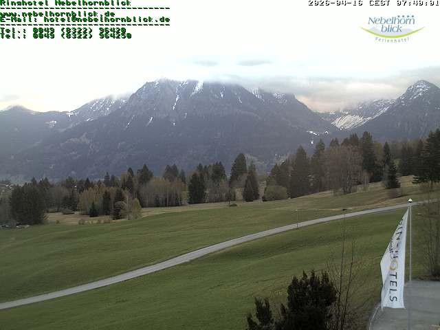 Archiv Foto Webcam Nebelhornblick