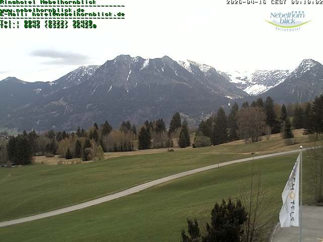 Archiv Foto Webcam Nebelhornblick