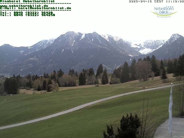 Archiv Foto Webcam Nebelhornblick