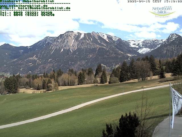 Archiv Foto Webcam Nebelhornblick