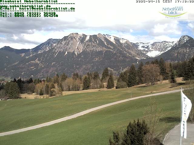 Archiv Foto Webcam Nebelhornblick