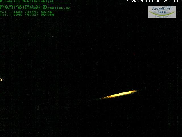 Archiv Foto Webcam Nebelhornblick