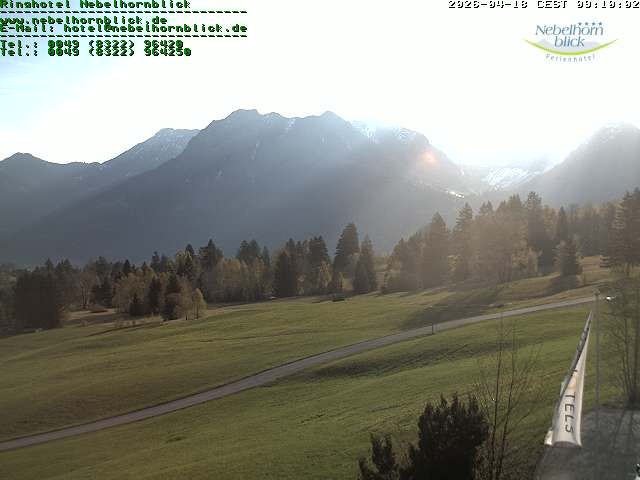 Archiv Foto Webcam Nebelhornblick