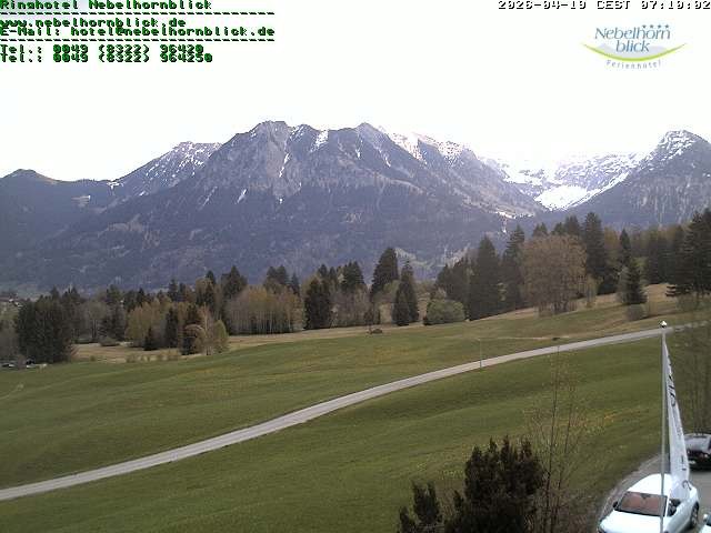 Archiv Foto Webcam Nebelhornblick