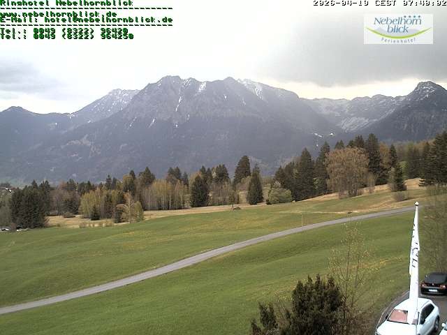 Archiv Foto Webcam Nebelhornblick