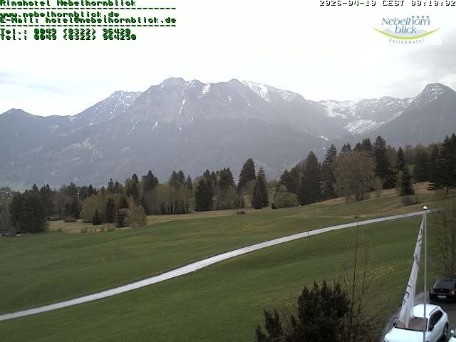 Archiv Foto Webcam Nebelhornblick