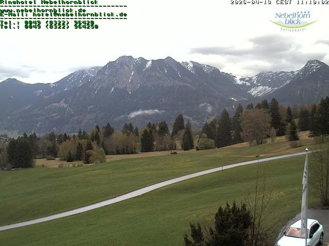 Archiv Foto Webcam Nebelhornblick