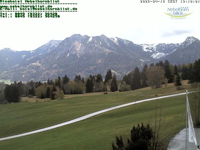 Archiv Foto Webcam Nebelhornblick