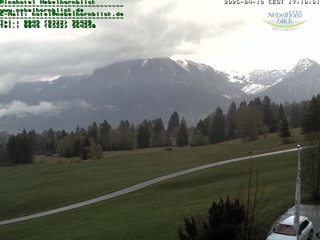 Archiv Foto Webcam Nebelhornblick