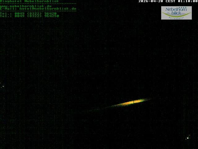 Archiv Foto Webcam Nebelhornblick