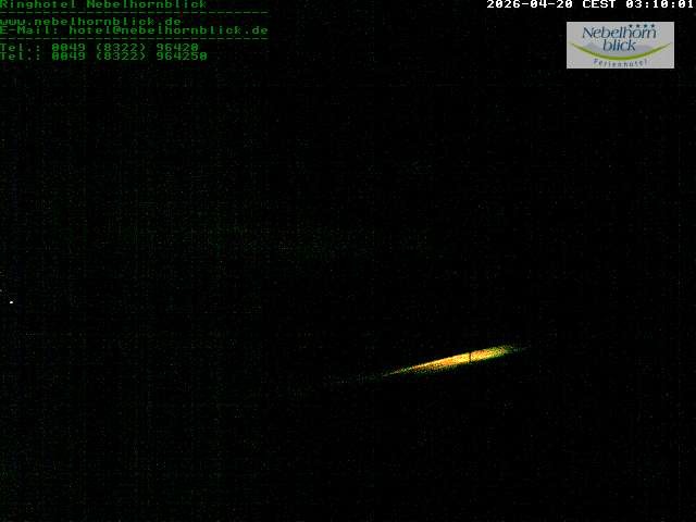 Archiv Foto Webcam Nebelhornblick