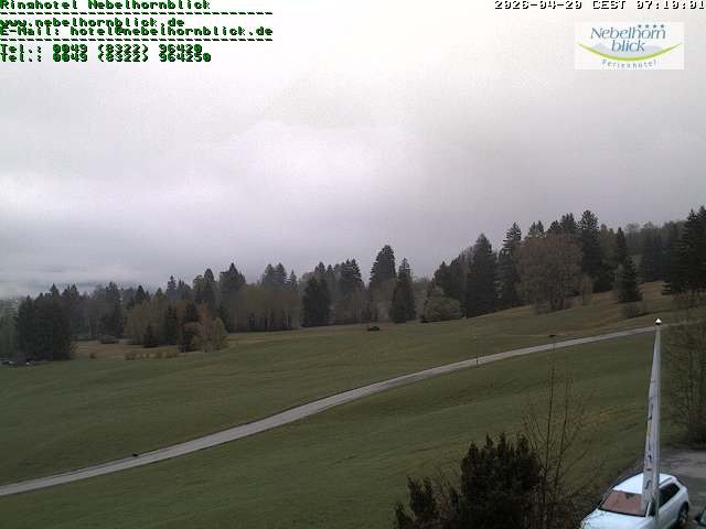 Archiv Foto Webcam Nebelhornblick