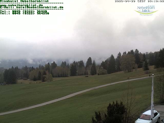 Archiv Foto Webcam Nebelhornblick