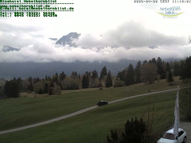 Archiv Foto Webcam Nebelhornblick