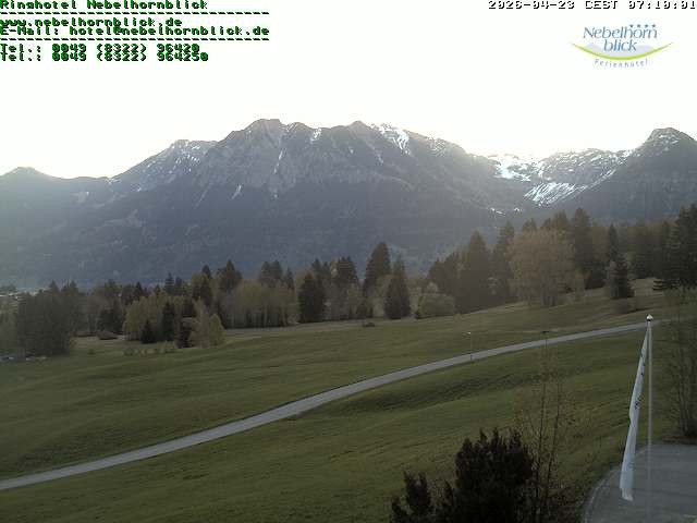 Archiv Foto Webcam Nebelhornblick