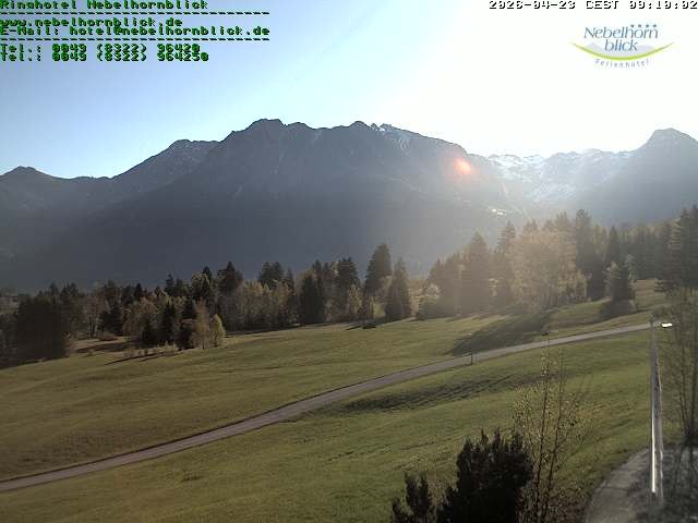 Archiv Foto Webcam Nebelhornblick