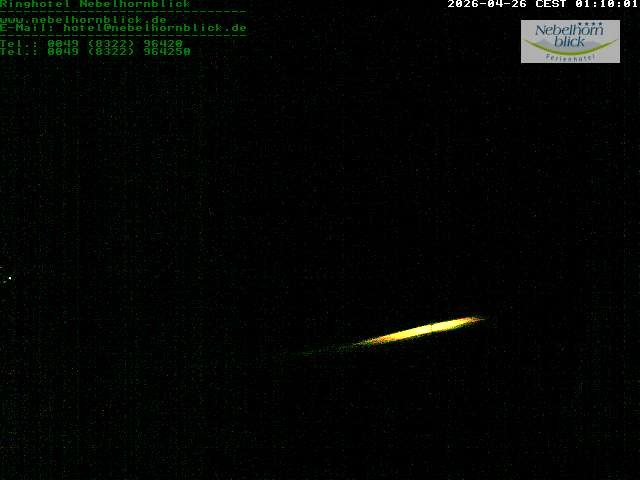 Archiv Foto Webcam Nebelhornblick