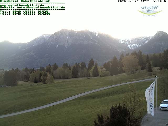 Archiv Foto Webcam Nebelhornblick
