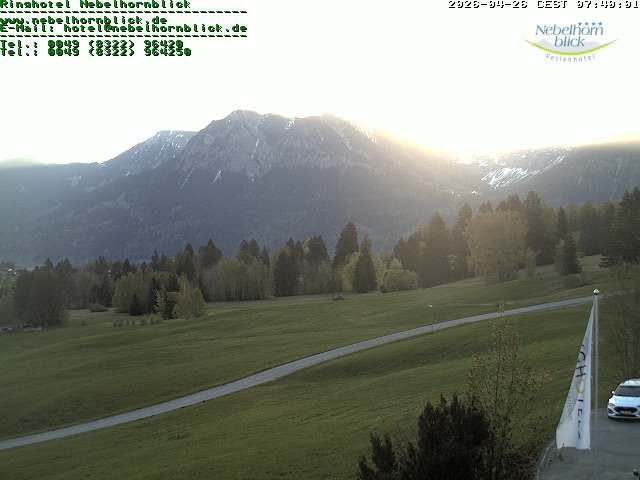 Archiv Foto Webcam Nebelhornblick
