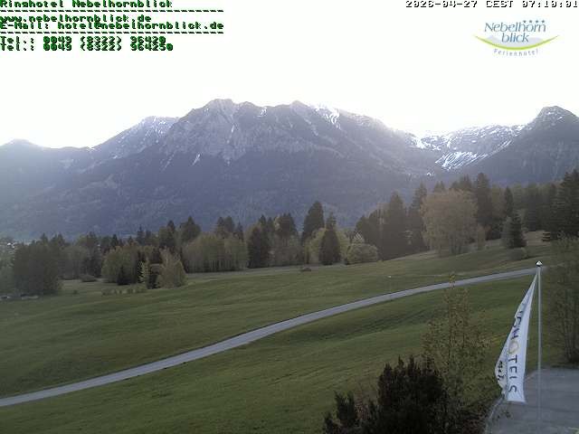 Archiv Foto Webcam Nebelhornblick