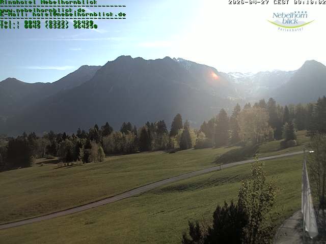 Archiv Foto Webcam Nebelhornblick