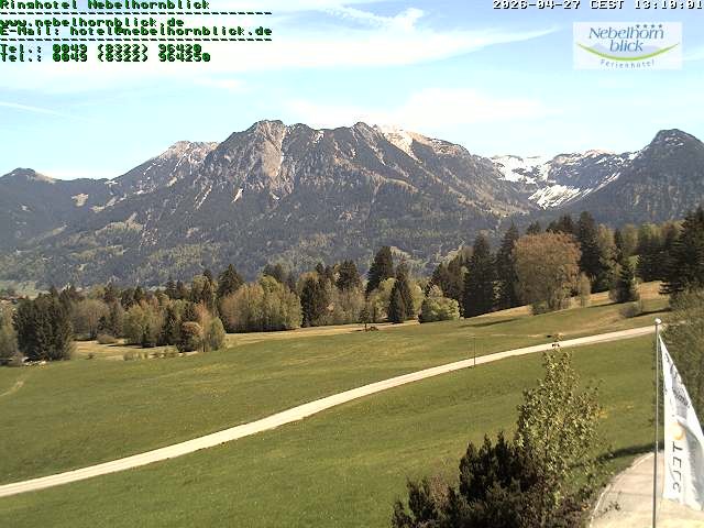 Archiv Foto Webcam Nebelhornblick